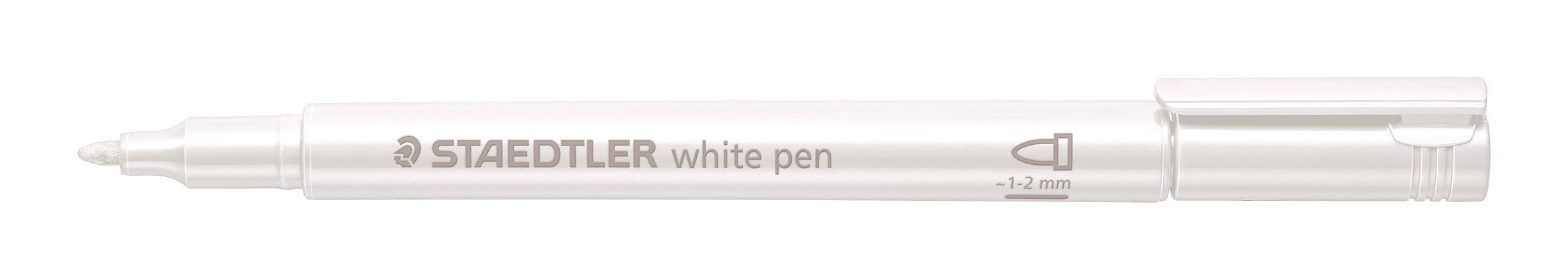 Metalik marker bela boja
