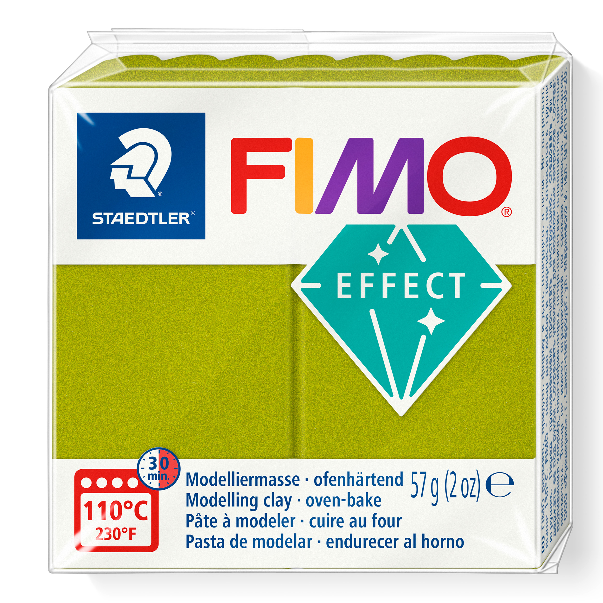 FIMO EFFECT Metalik zelena