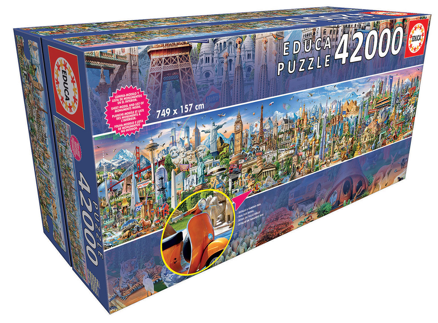 Puzzle Around the world 42.000 delova