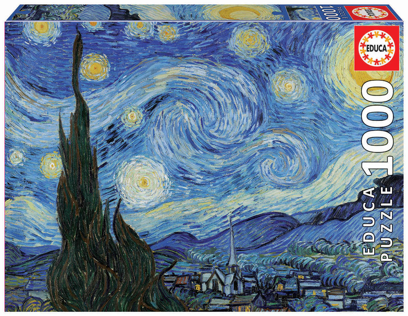 Puzzle Starry Night Van Gogh 1000 delova