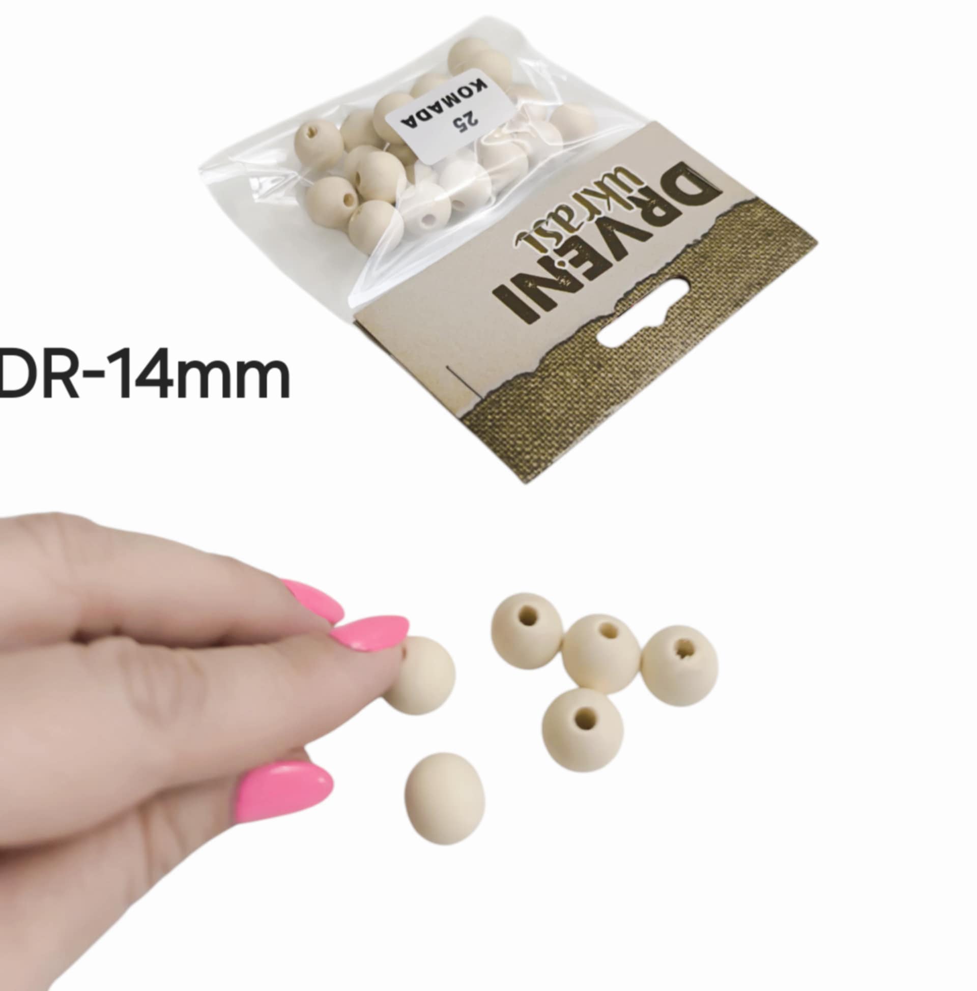 Drvene perlice 1/25