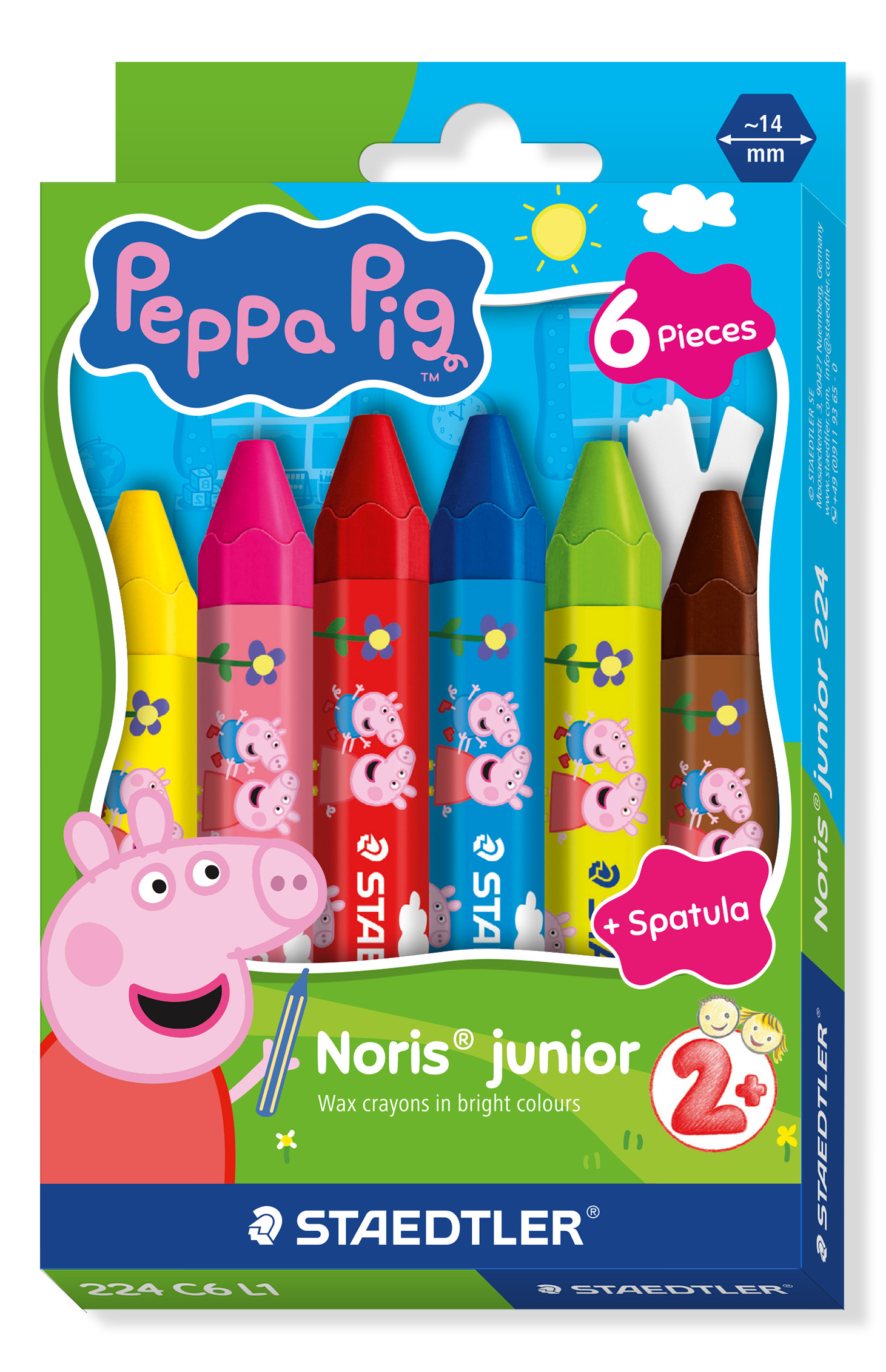 Peppa prase Voštane boje 1/6