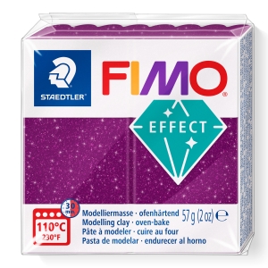 Fimo effect Galaxy purple