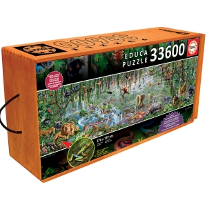 Puzzle 33600 delova-drvena kutija