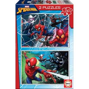 Puzzle 2x100 Spiderman