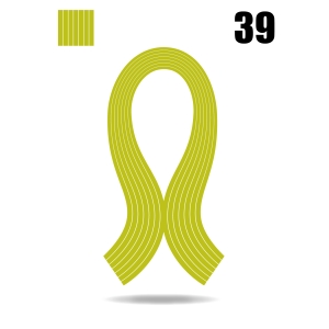 Quilling traka - 39 Tamno zuta