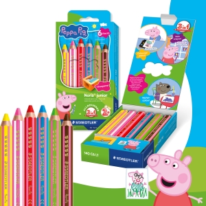 Staedtler Peppa prase bojice 3u1